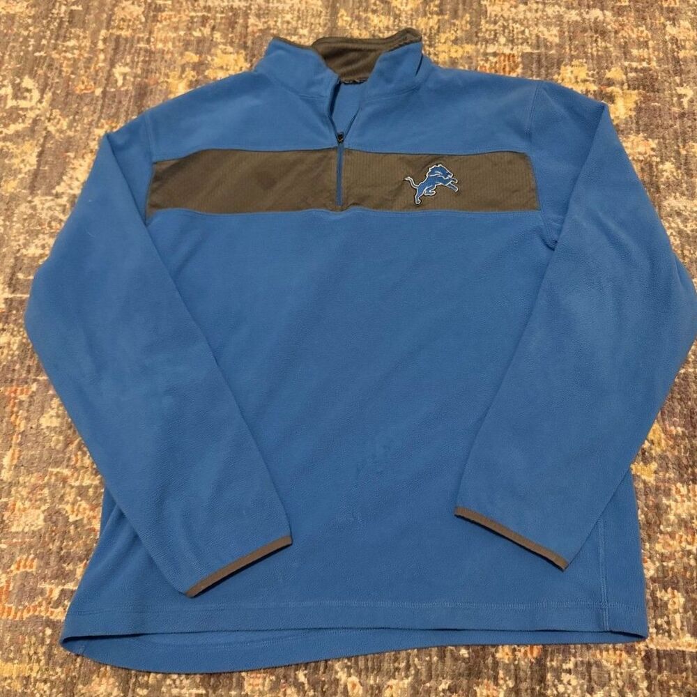Detroit Lions Fleece Quarter Zip